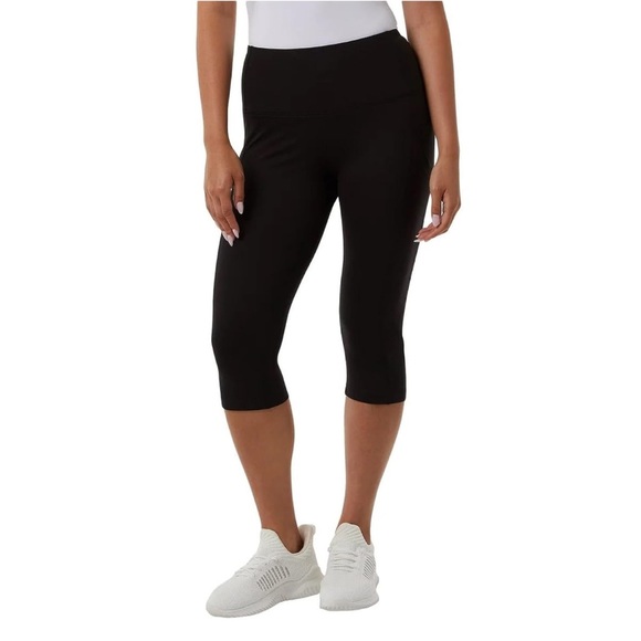 NWT 32 Degrees Women’s Cropped Tight black leggings - Picture 1 of 8